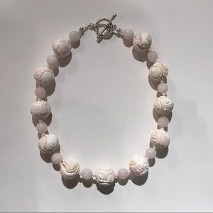 Hand Carved Beaded Necklace